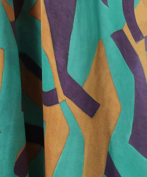 LANVIN en Bleu(ランバンオンブルー)の「アートプリントシャツワンピース(シャツワンピース・レディース・ブルー/パープル系その他・38/36)」の14枚目の写真