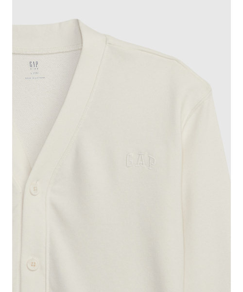 GAP(ギャップ)の「スウェットカーディガン (キッズ)(カーディガン/ボレロ・キッズ・グレー/アイボリー/ネイビー・M/XXL/XL/S/XS/L)」の5枚目の写真