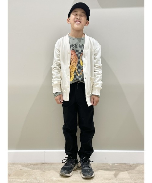 GAP(ギャップ)の「スウェットカーディガン (キッズ)(カーディガン/ボレロ・キッズ・グレー/アイボリー/ネイビー・M/XXL/XL/S/XS/L)」の11枚目の写真