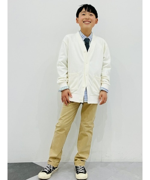 GAP(ギャップ)の「スウェットカーディガン (キッズ)(カーディガン/ボレロ・キッズ・グレー/アイボリー/ネイビー・M/XXL/XL/S/XS/L)」の10枚目の写真