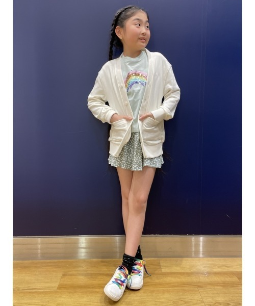 GAP(ギャップ)の「スウェットカーディガン (キッズ)(カーディガン/ボレロ・キッズ・グレー/アイボリー/ネイビー・M/XXL/XL/S/XS/L)」の9枚目の写真