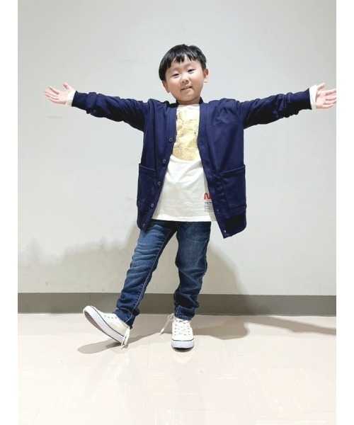 GAP(ギャップ)の「スウェットカーディガン (キッズ)(カーディガン/ボレロ・キッズ・グレー/アイボリー/ネイビー・M/XXL/XL/S/XS/L)」の15枚目の写真