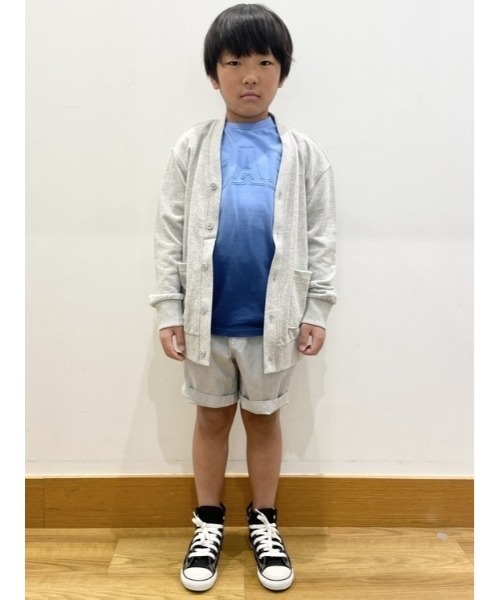 GAP(ギャップ)の「スウェットカーディガン (キッズ)(カーディガン/ボレロ・キッズ・グレー/アイボリー/ネイビー・M/XXL/XL/S/XS/L)」の6枚目の写真