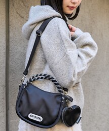 OUTDOOR PRODUCTS | OUTDOOR PRODUCTS × PUBLUX/アウトドアプロダクツ 別注ハートポーチ付きサテンショルダーバッグ　限定展開(ショルダーバッグ)