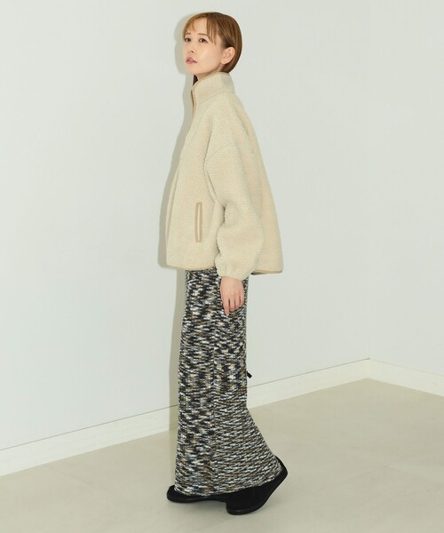 B:MING by BEAMS（ビーミングバイビームス）の「B:MING by BEAMS / ボア ハーフジップ プルオーバー（その他トップス・レディース・ブラック/オリーブ/アイボリー・FREE）」の14枚目の写真