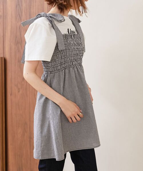 MAJESTIC LEGON（マジェスティックレゴン）の「マルチway肩リボンビスチェ（ベスト・レディース・ブルー/アイボリー/ブラック系その他/ブラック・MEDIUM）」の7枚目の写真