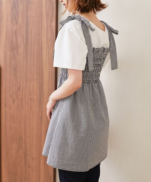 MAJESTIC LEGON（マジェスティックレゴン）の「マルチway肩リボンビスチェ（ベスト・レディース・ブルー/アイボリー/ブラック系その他/ブラック・MEDIUM）」の8枚目の写真