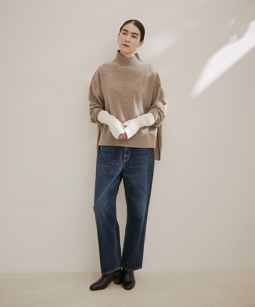 SALON adam et rope'（サロン アダム エ ロペ）の「タートルネックプルオーバー -CreamyCotton /クリーミーコットン-（ニット/セーター・レディース・ホワイト/グレー/ブラック系その他・FREE）」の19枚目の写真