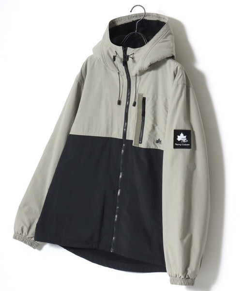 LOGOS（ロゴス）の「LOGOS/ロゴス Mountain Parka/撥水 裏フリース マウンテンパーカー/ナイロンジャケット/レディース メンズ（マウンテンパーカー・メンズ・ベージュ系その他/サックスブルー/カーキ/ベージュ/ブラック/ライトベージュ/ネイビー/オリーブ/ベージュ系その他2・M/LL/L）」の19枚目の写真