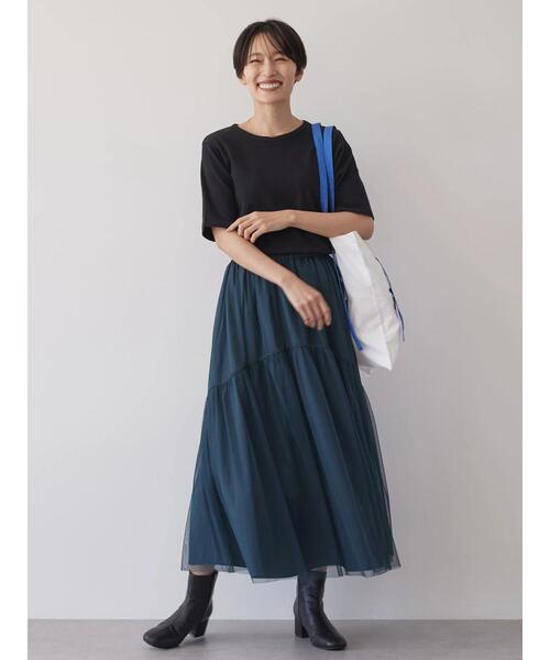 Sakka スカート リバーシブルチュールスカート : ZOZOTOWN Yahoo