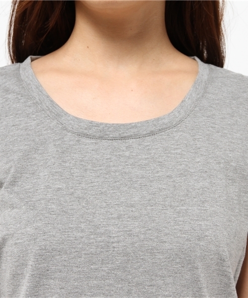 OUTLET（アウトレット）の「【Discoat Petit】TC袖フリルムジT（Tシャツ/カットソー・レディース・杢グレー・FREE）」の5枚目の写真