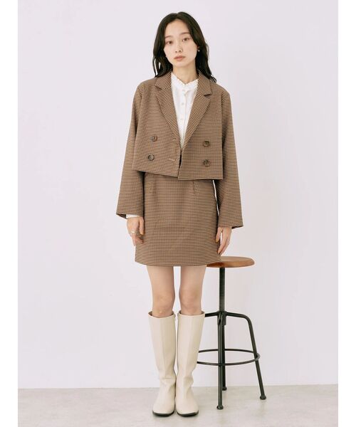 earth music&ecology（アースミュージックアンドエコロジー）の「2WAYフリルブラウス（シャツ/ブラウス・レディース・アイボリー/ネイビー/ピンク/サックスブルー/ドット・FREE）」の13枚目の写真