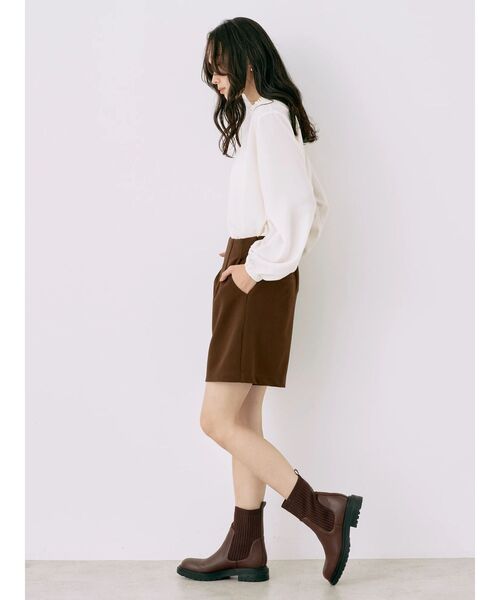 earth music&ecology（アースミュージックアンドエコロジー）の「2WAYフリルブラウス（シャツ/ブラウス・レディース・アイボリー/ネイビー/ピンク/サックスブルー/ドット・FREE）」の15枚目の写真