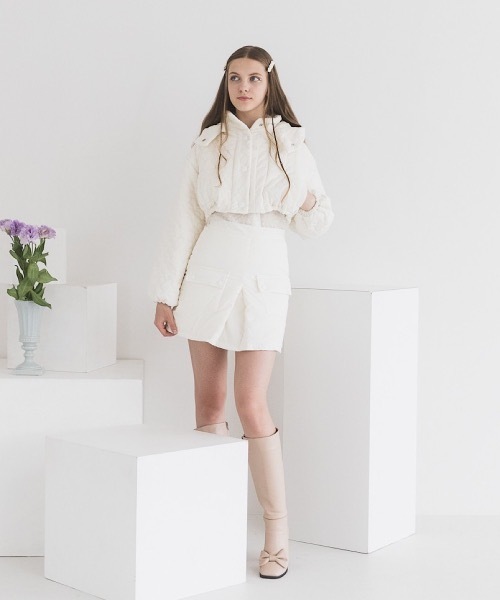 lilLilly（リルリリー）の「ダウンミニキュロット（その他パンツ  