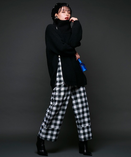 Narcissus（ナルシス）の「【SINN】Narcissusオリジナル  ギンガムハイウエストパンツ（その他パンツ・レディース・レッド/ブラック・FREE）」の22枚目の写真