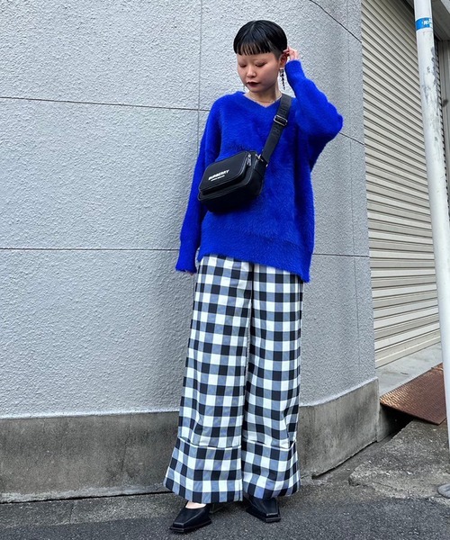 Narcissus（ナルシス）の「【SINN】Narcissusオリジナル  ギンガムハイウエストパンツ（その他パンツ・レディース・レッド/ブラック・FREE）」の20枚目の写真