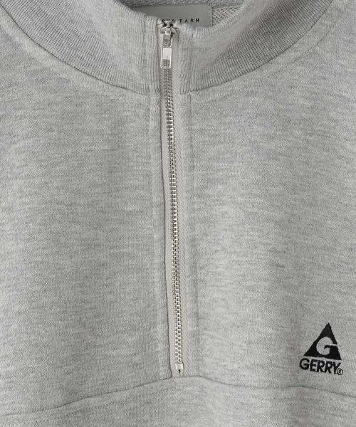 LOWRYS FARM（ローリーズファーム）の「ＧＥＲＲＹハーフＺＩＰウラケ　 976686（スウェット・メンズ・ホワイト/グレー/ブラック・LARGE/MEDIUM）」の5枚目の写真