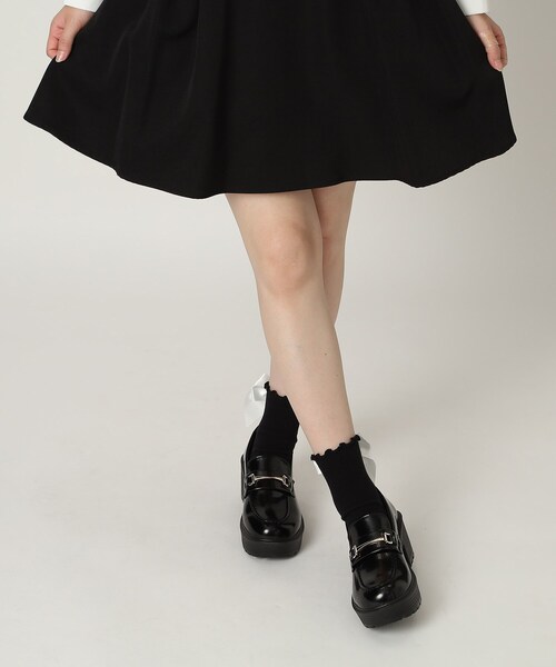 cs T&P(シーエスティーアンドピー)の「ビット付きローファー(パンプス・レディース・ブラック系1/ブラック/アイボリー・L/S/XL/M/LL)」の9枚目の写真