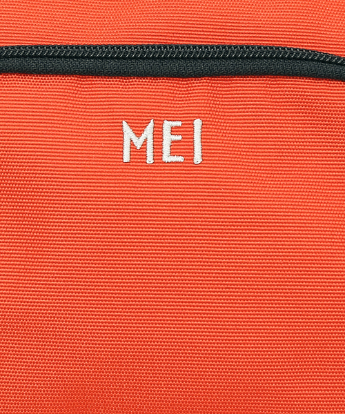 MEI（メイ）の「【MEI / メイ】ロゴ刺繍 ドローコード サコッシュ ミニショルダーバッグ（ショルダーバッグ・メンズ・オレンジ/ブラック/グレー・フリー）」の17枚目の写真