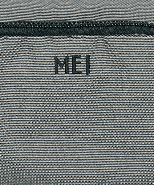 MEI（メイ）の「【MEI / メイ】ロゴ刺繍 ドローコード サコッシュ ミニショルダーバッグ（ショルダーバッグ・メンズ・オレンジ/ブラック/グレー・フリー）」の5枚目の写真