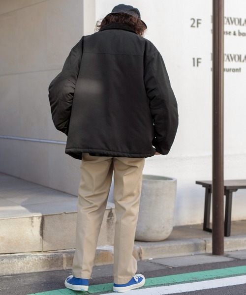 BARK MANHATTAN（バークマンハッタン）の「コーデュロイ襟 裏キルティングフィッシングジャケット（ブルゾン・メンズ・ブラウン/ブラック/カーキ・M/L）」の10枚目の写真