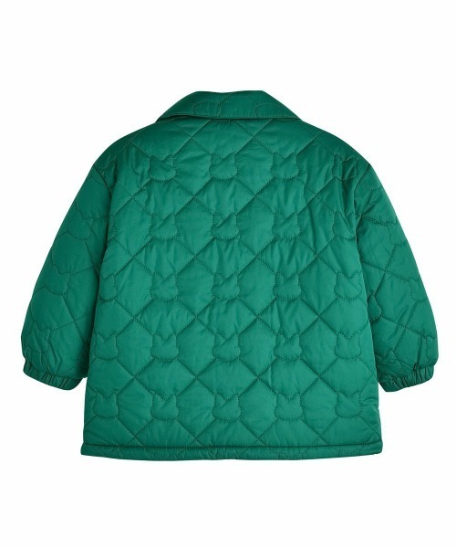 moimoln（モイモルン）の「キャットワッペンキルティングダウン（ブルゾン・キッズ・グリーン・130cm/120cm/110cm/100cm/140cm）」の4枚目の写真