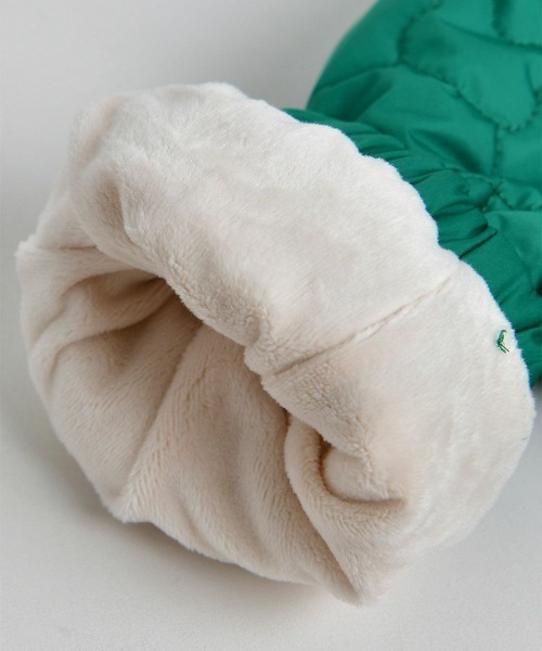 moimoln（モイモルン）の「キャットワッペンキルティングダウン（ブルゾン・キッズ・グリーン・130cm/120cm/110cm/100cm/140cm）」の9枚目の写真