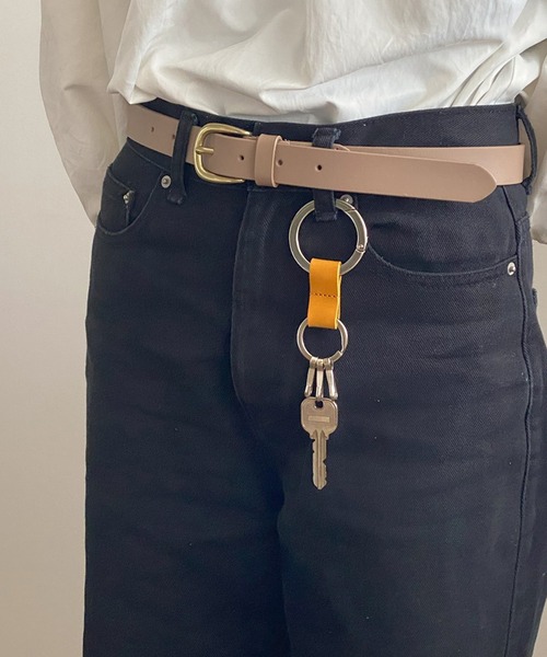 Hawk Company（ホークカンパニー）の「【Hawk Company】本革アンティークキーホルダー カラビナ 車 キーリング（ニッケルフリー） 6274（キーホルダー・メンズ・ブラック/イエロー/ブラウン/レッド/シルバー・FREE）」の12枚目の写真