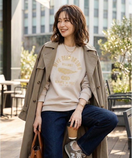 ACE(エース)の「ACE プリント トレーナー(スウェット・メンズ・ブラック/ネイビー/ライトピンク/オフホワイト/ベージュ/ネイビー系/ラベンダー/グレー/ブラック系/ワイン/ライトパープル/オレンジ/オートミール/ブラウン/チャコールグレー/チャコール/ホワイト系その他/ライトカーキ/ブラック系1/ベージュ系/ベージュ系2/ダークグレー/グレー系その他2/ホワイト系/ピンクベージュ/グレー系その他/ワイン系/杢グレー/ブラック系2/ネイビー系2/グレー系・L/LL/M)」の17枚目の写真