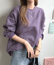 胸元ロゴBIGトレーナー