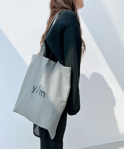 y/m（イム）の「y/mカラートートBAG（トートバッグ・レディース・オフホワイト/グレー/レッド/ベージュ/ネイビー/ブラック・FREE）」の10枚目の写真