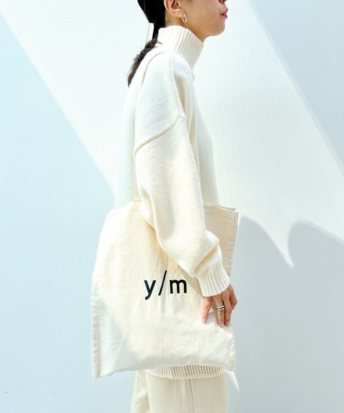 y/m（イム）の「y/mカラートートBAG（トートバッグ・レディース・オフホワイト/グレー/レッド/ベージュ/ネイビー/ブラック・FREE）」の12枚目の写真