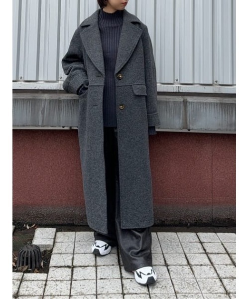 SLY（スライ）の「L/W CRACK F/LEATHER PT ローウエスト クラック フェイクレザー パンツ（スラックス・レディース・ブラウン/ブラック・2/1）」の18枚目の写真