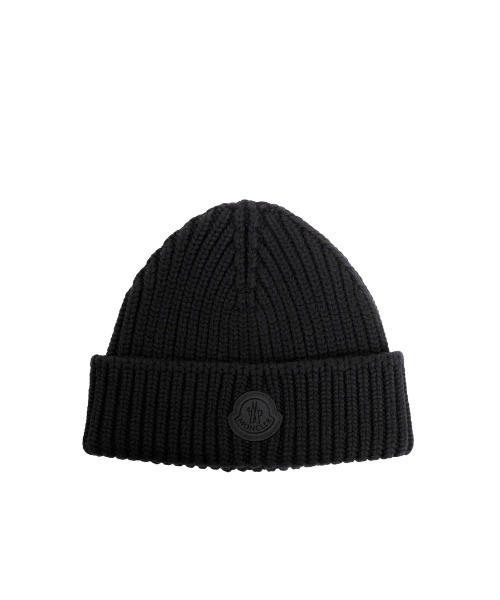 MONCLER(モンクレール)の「HAT(ニットキャップ/ビーニー・メンズ・ブラック・ONE SIZE)」の2枚目の写真