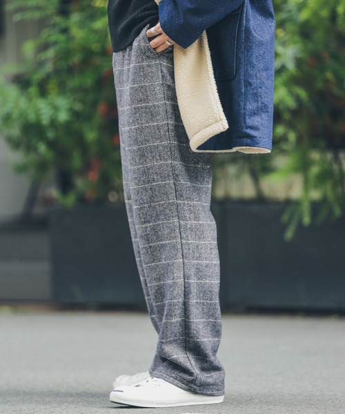 URBAN RESEARCH Sonny Label（アーバンリサーチサニーレーベル）の「チェックイージーパンツ（その他パンツ・メンズ・ブラウン/カーキ/ネイビー・MEDIUM/LARGE）」の16枚目の写真