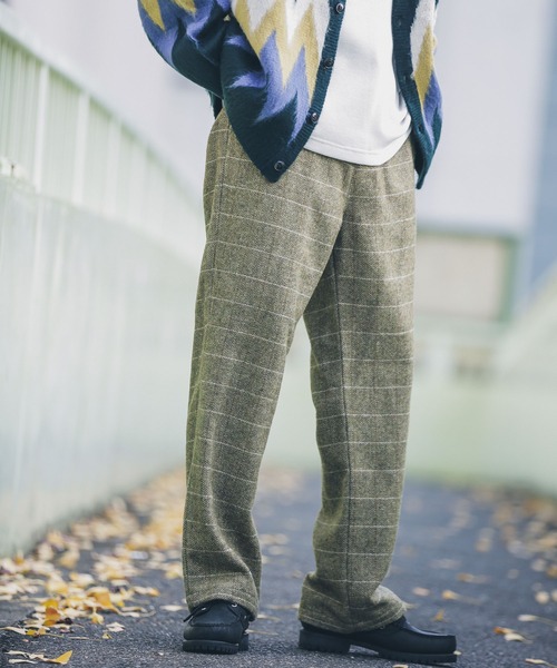 URBAN RESEARCH Sonny Label（アーバンリサーチサニーレーベル）の「チェックイージーパンツ（その他パンツ・メンズ・ブラウン/カーキ/ネイビー・MEDIUM/LARGE）」の4枚目の写真