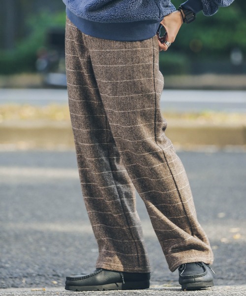 URBAN RESEARCH Sonny Label（アーバンリサーチサニーレーベル）の「チェックイージーパンツ（その他パンツ・メンズ・ブラウン/カーキ/ネイビー・MEDIUM/LARGE）」の11枚目の写真