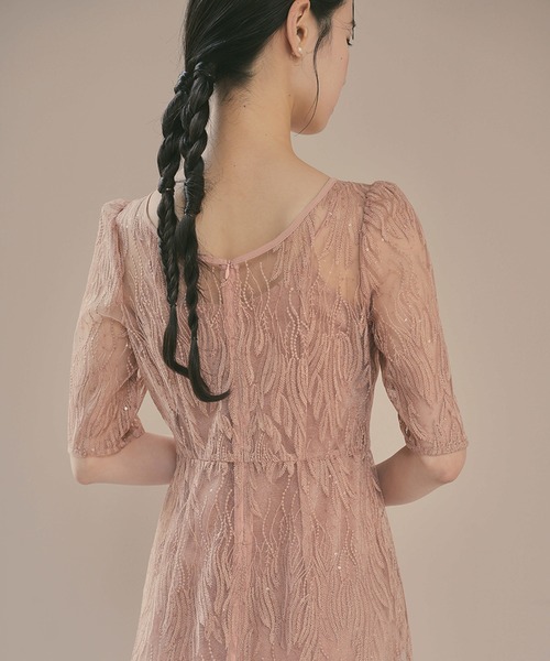 kaene（カエン）の「スパンコールアネモネドレス【結婚式 二次会