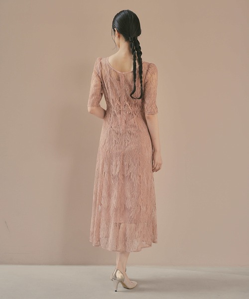 スパンコールアネモネドレス【結婚式 二次会 同窓会 成人式