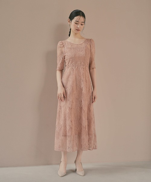 kaene（カエン）の「スパンコールアネモネドレス【結婚式 二次会 同窓会 成人式 パーティードレス】（ドレス・レディース・サーモンピンク/ダークグレー/ミント・34/38/36）」の13枚目の写真