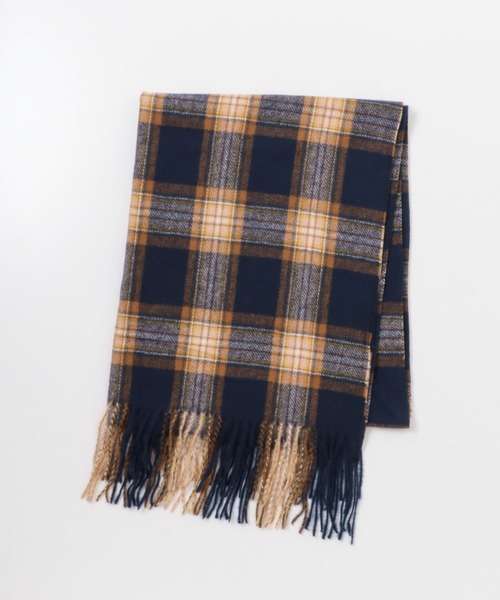 URBAN RESEARCH Sonny Label(アーバンリサーチサニーレーベル)の「カシミヤタッチチェックストール(ストール/ショール・レディース・レッド系その他/ホワイト系その他/ブラウン系その他/ブルー系その他・ONE)」の15枚目の写真