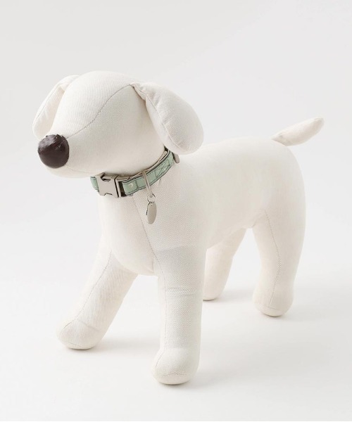 moncheri(モンシェリ)の「反射ほし柄バックルカラー / 犬服 / ドッグウェア(リード/ハーネス/首輪・レディース・アイボリー/グリーン・FREE)」の11枚目の写真