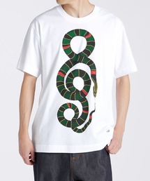 vivienne westwood SNAKE T シャツ半袖 ピンク() SNAKE ORB コットン天竺 ボーイズTシャツ(ピンク)（レディース