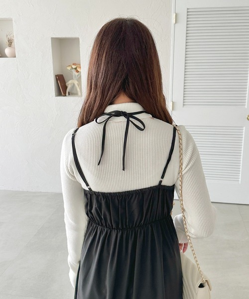 セール】バッククロスキャミワンピース【ZOZOTOWN限定アイテム