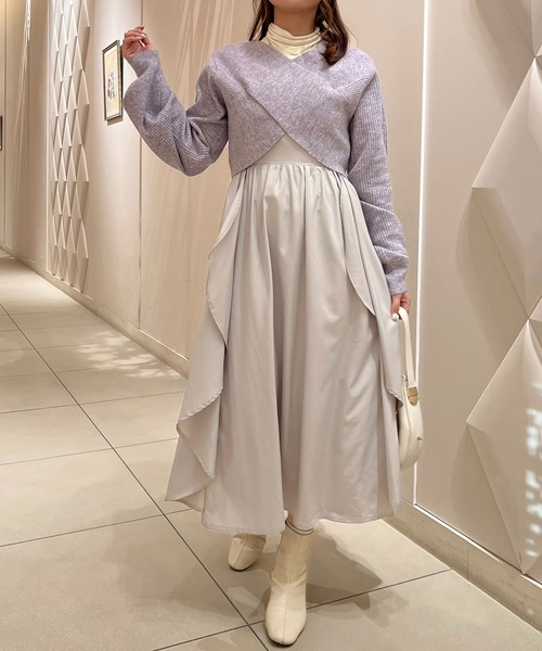 セール】バッククロスキャミワンピース【ZOZOTOWN限定アイテム