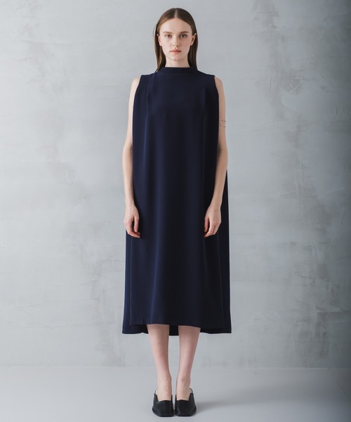 WHYTO.（ホワイト）の「「WHYTO./ホワイト」タックフレアドレス（ワンピース・レディース・ネイビー/ブラック・38/36）」の19枚目の写真