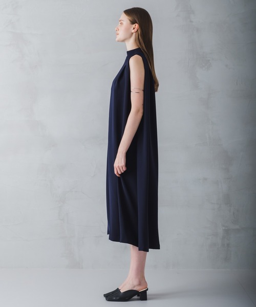 WHYTO.（ホワイト）の「「WHYTO./ホワイト」タックフレアドレス（ワンピース・レディース・ネイビー/ブラック・38/36）」の20枚目の写真