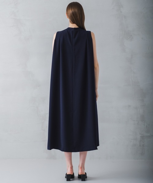 WHYTO.（ホワイト）の「「WHYTO./ホワイト」タックフレアドレス（ワンピース・レディース・ネイビー/ブラック・38/36）」の21枚目の写真