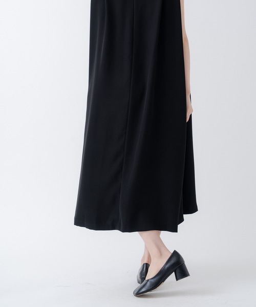 WHYTO.（ホワイト）の「「WHYTO./ホワイト」タックフレアドレス（ワンピース・レディース・ネイビー/ブラック・38/36）」の15枚目の写真