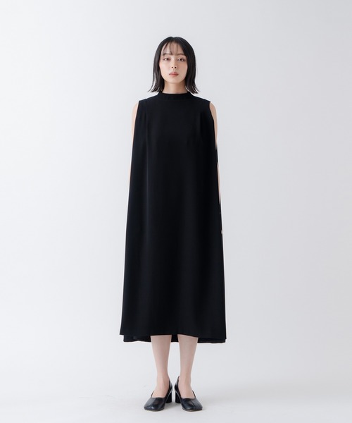 WHYTO.（ホワイト）の「「WHYTO./ホワイト」タックフレアドレス（ワンピース・レディース・ネイビー/ブラック・38/36）」の22枚目の写真